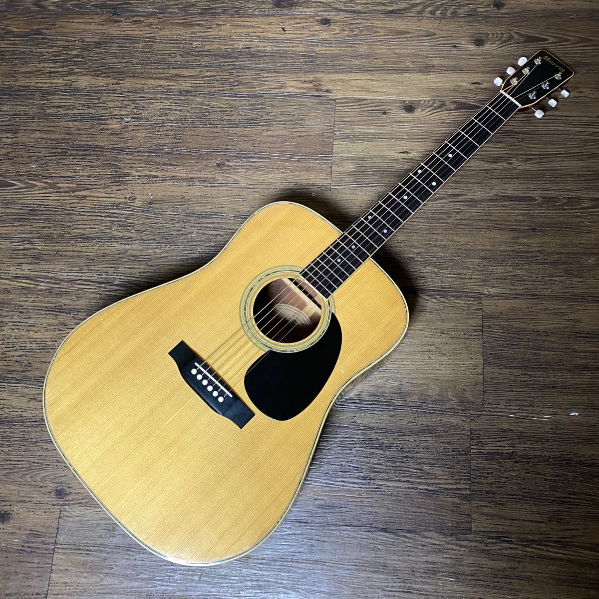 Morris W-25 Acoustic Guitar 1976-78 Natural -GrunSound-w804-