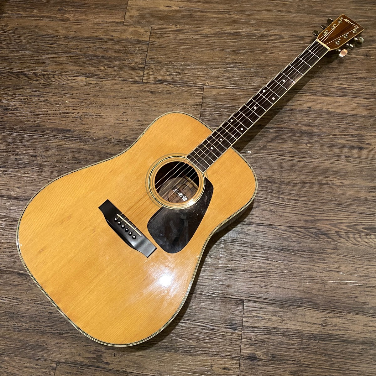 Morris MD-515 Acoustic Guitar 1981 Natural Japan Vintage -GrunSound-w880-