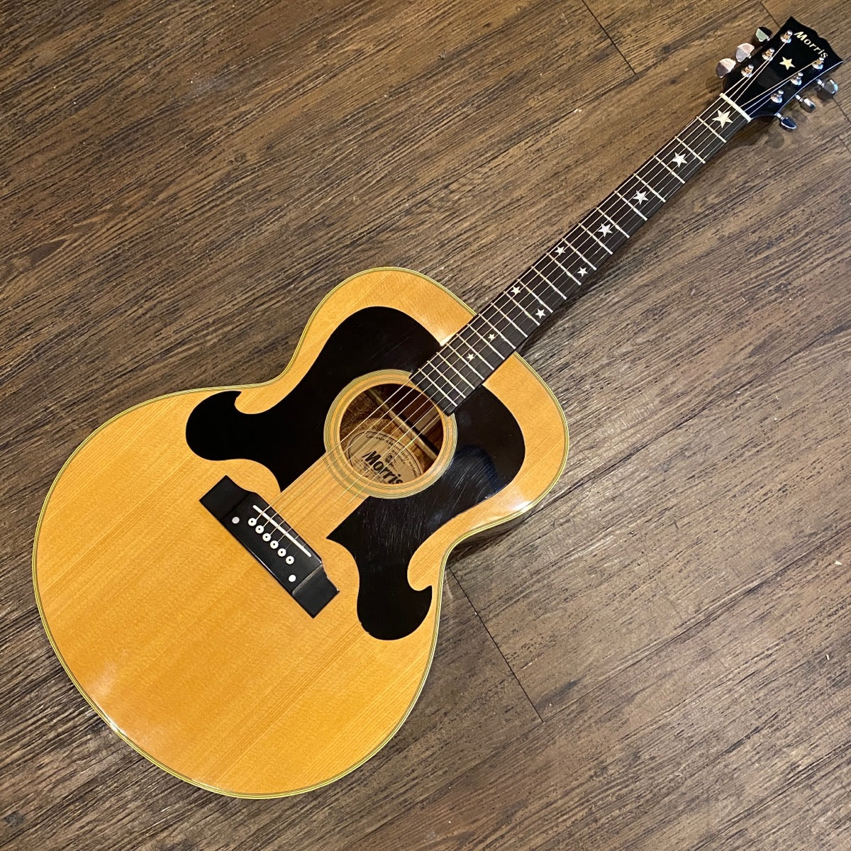 Morris WJ-25 Acoustic Guitar 1970s made in Japan -GrunSound-w964-